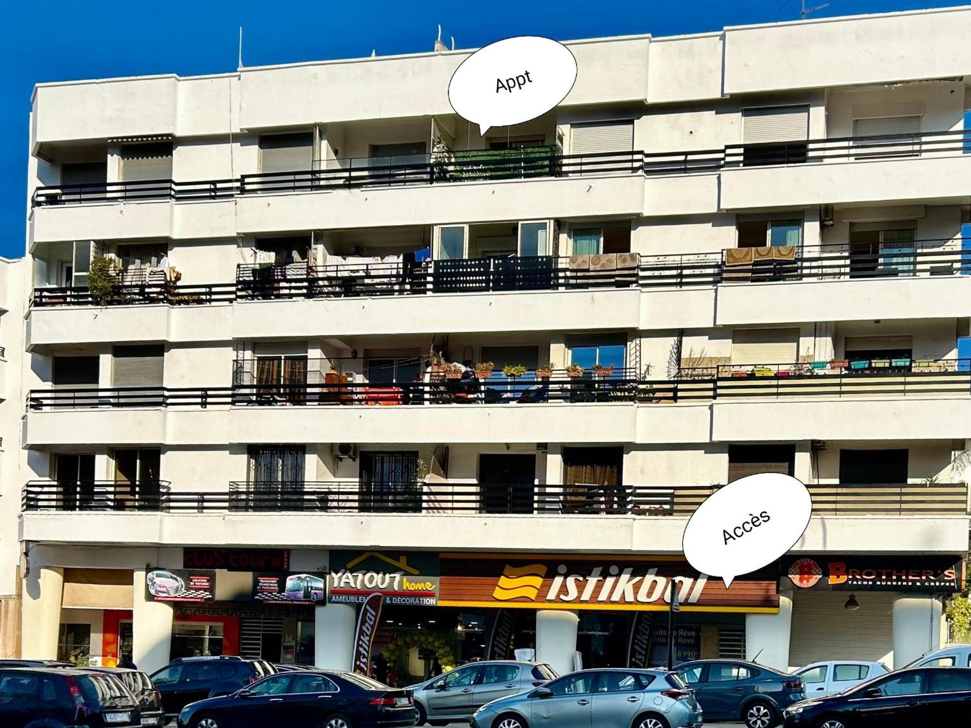 Panoramic View Of Downtown Rabat Apartment Exterior photo