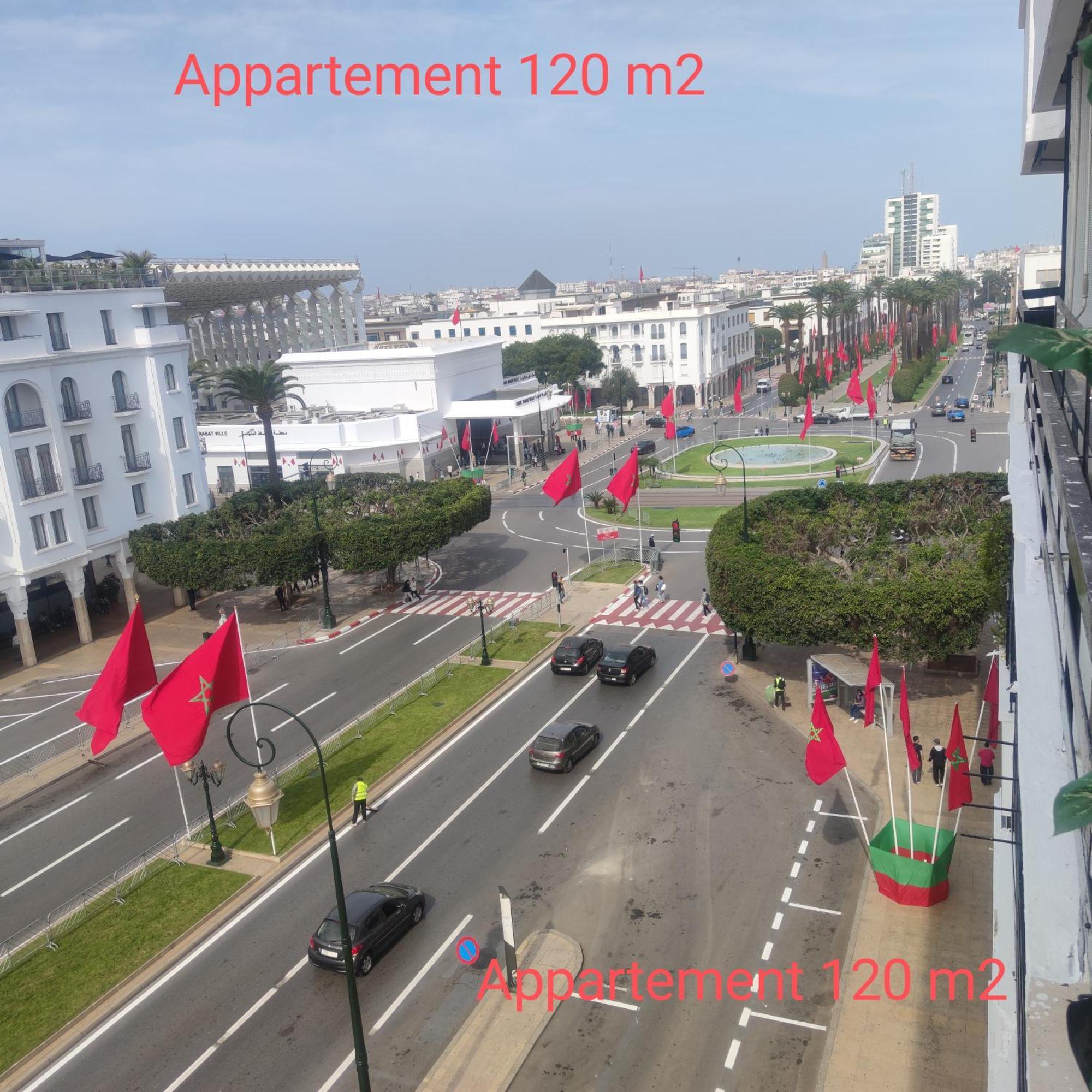 Panoramic View Of Downtown Rabat Apartment Exterior photo