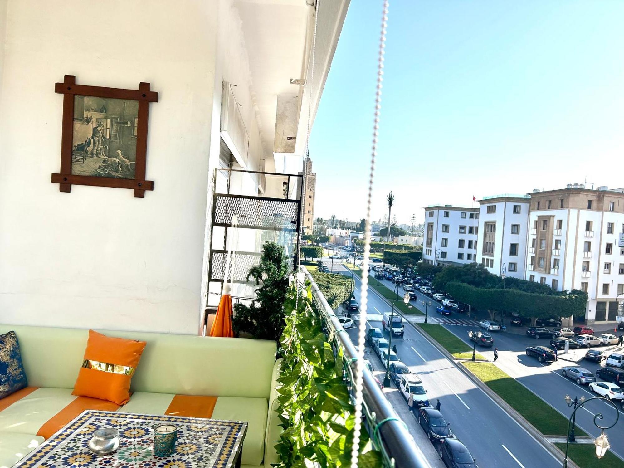 Panoramic View Of Downtown Rabat Apartment Exterior photo