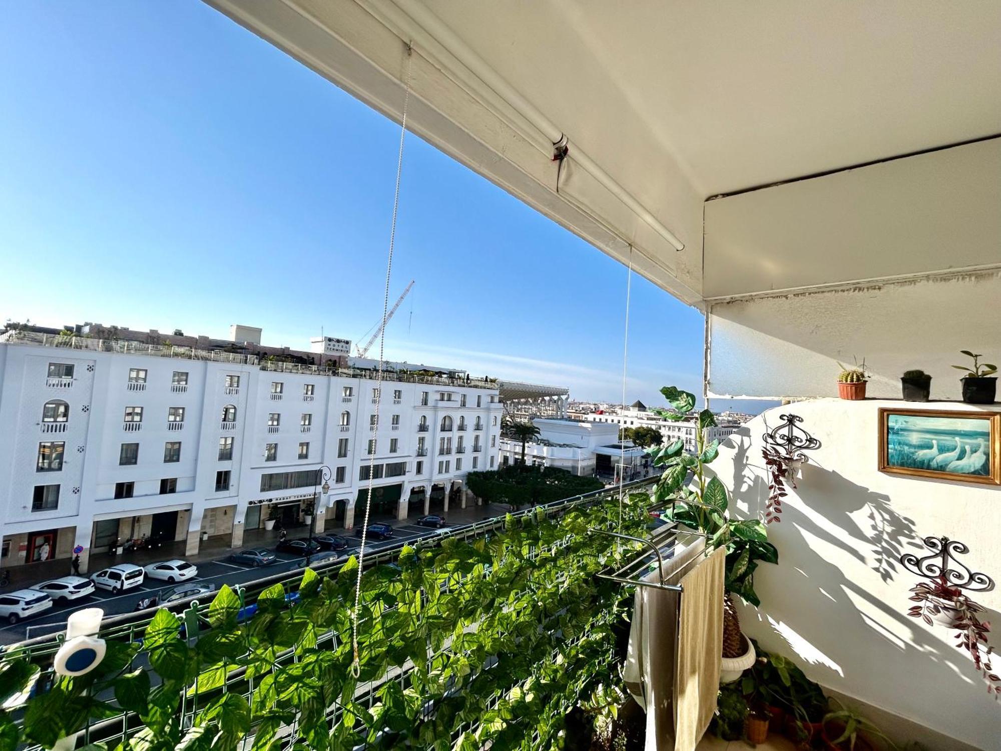 Panoramic View Of Downtown Rabat Apartment Exterior photo